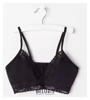 Топ для девочки, цвет чёрный, рост 140-146 см