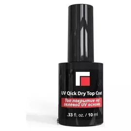 Топ покрытие на гелевой UV основе Milv UV Quick Dry Top Coat, 10 мл