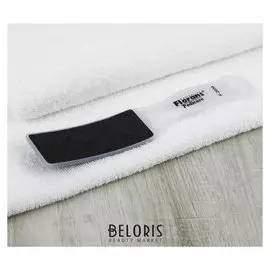 Тёрка для ног, наждачная, двусторонняя, 22 см, цвет белый