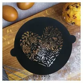 Трафарет для выпечки «Сердце», 19 × 22 см