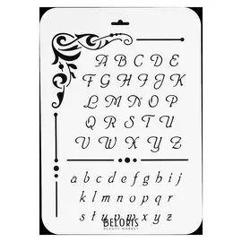 Трафарет пластик "Английский язык" 22х31 см