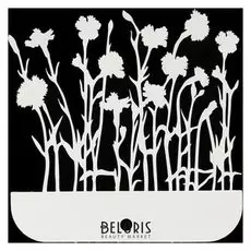 Трафарет пластик "Гвоздики" 15х15см