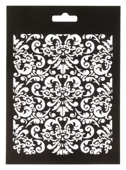 Трафарет пластик "Винтажные обои" 20х14,5 см