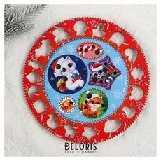 Трафарет спирограф «Зверята»