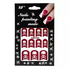 Трафареты для ногтей Skull