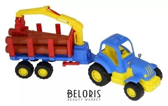 Трактор с полуприцепом-лесовозом "Крепыш"