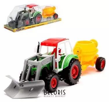 Трактор «Строитель» с бетономешалкой