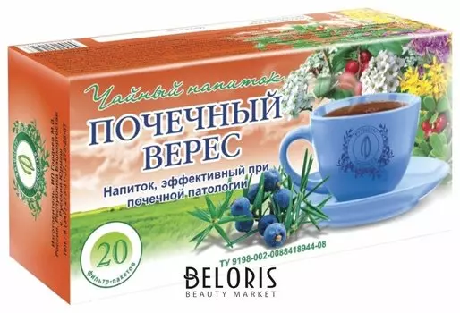 Травяной чай "Здоровые почки" ("Почечный верес")