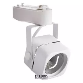 Трековый светильник Luazon Lighting под лампу Gu5.3, квадратный, корпус белый