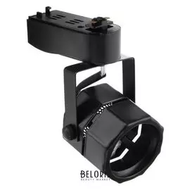 Трековый светильник Luazon Lighting под лампу Gu5.3, восемь граней, корпус черный