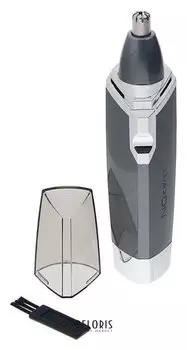 Триммер для удаления волос в носу и ушах Luazon Ltri-01, (1 хАА не в компл), серый