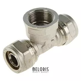 Тройник Valtec, обжимной, 20 мм х 3/4" внутренняя резьба х 20 мм
