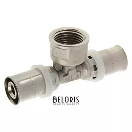 Тройник Valtec, пресс, 16 мм х 1/2" внутренняя резьба х 16 мм