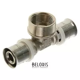 Тройник Valtec, пресс, 20 мм х 3/4" внутренняя резьба х 20 мм