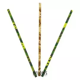 Трубочка для коктейля «Камуфляж», 12 шт.