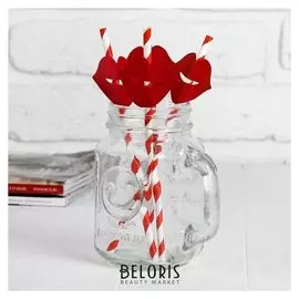 Трубочки для коктейля «Губки», набор 4 шт.