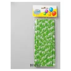 Трубочки для коктейля «Тропики», набор 25 шт.