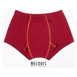 Трусы-боксеры для мальчика, цвет бордовый, рост 122 см