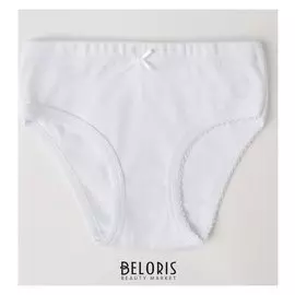 Трусы для девочки, цвет белый, рост 128 см (64)