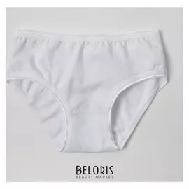 Трусы для девочки, цвет белый, рост 92 см