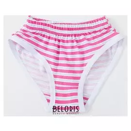 Трусы для девочки, цвет полоска, рост 116-122 см