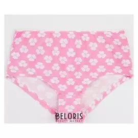 Трусы для девочки, цвет розовый с рисунком, рост 152