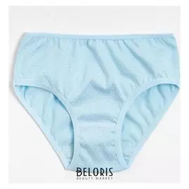 Трусы «Горох» для девочки, цвет голубой, рост 104-110 см