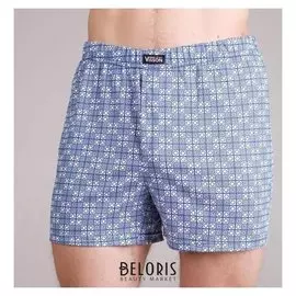 Трусы мужские шорты, цвет синий, размер 56