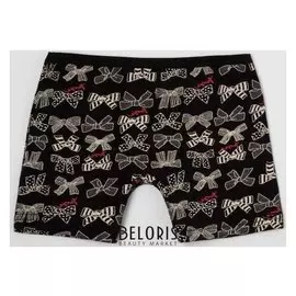 Трусы-шорты для девочки, цвет чёрный, рост 98-104 см