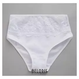 Трусы женские слипы, цвет белый, размер 56-58