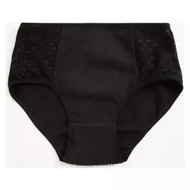 Трусы женские слипы, цвет чёрный, размер 52-54