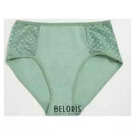 Трусы женские слипы, цвет оливковый, размер 52-54