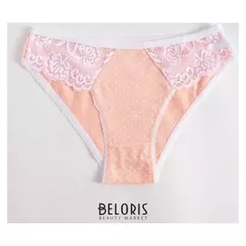 Трусы женские слипы, цвет персиковый, размер 44-46