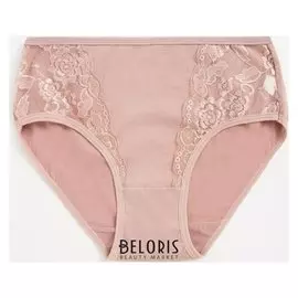Трусы женские слипы, цвет пудра, размер 48-50