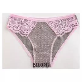 Трусы женские слипы, цвет серый, размер 44-46