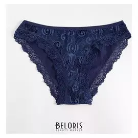 Трусы женские слипы, цвет тёмно-синий, размер 44-46
