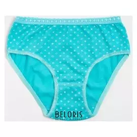 Трусы «Звёздочки» для девочки, цвет голубой, рост 116-122 см
