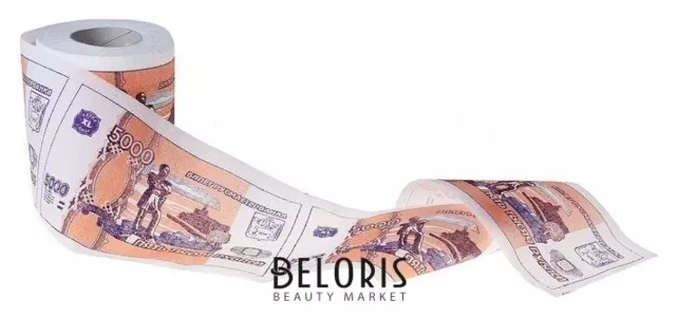 Туалетная бумага 5000 руб 1 рулон"