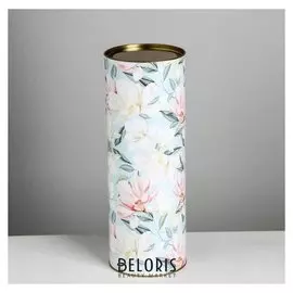 Тубус под бутылку Be Always Blooming, 12 х 34 см