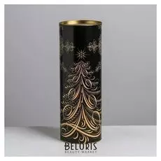 Тубус под бутылку «Новогоднее настроение», 12 х 34 см