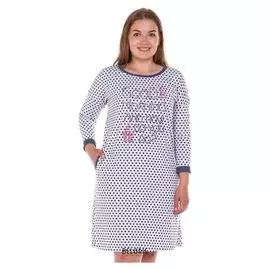 Туника женская, цвет чёрный, размер 52