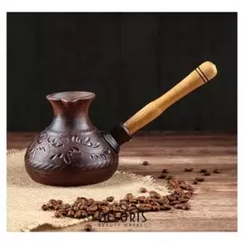 Турка "Резка" с деревянной ручкой