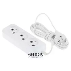 Удлинитель сетевой "toker 3-местный (5м, без з/з)