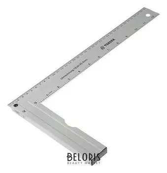 Угольник алюминиевый с уровнем Tundra, 350 мм