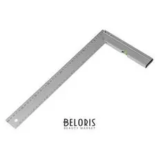 Угольник алюминиевый с уровнем Tundra, 400 мм