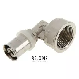 Уголок Valtec, пресс, 16 мм х 3/4" внутренняя резьба