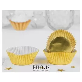 Украшение для кексов, набор 24 шт., цвет жёлтый