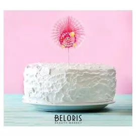 Украшение для торта «1 годик», малышка, р-р 15см