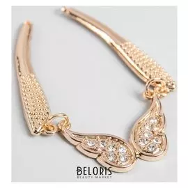 Украшение-горловина «Бабочка», 12 × 5 см, цвет золотой