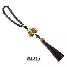 Украшение на ручку кпп, "На удачу в дороге", дерево, темно-вишневый